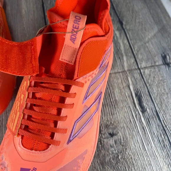 adidas Adizero Afterburner NWV Metal Impact Orange/Pulse Lilac Mens 15 GZ6511 - Picture 8 of 8